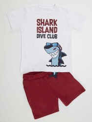 Shark Club T-shirt&Shorts Set - 3