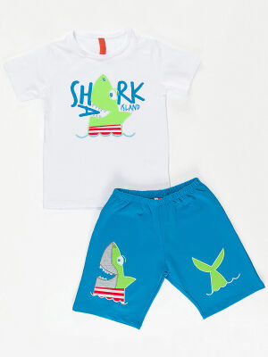 Shark Island Erkek Çocuk T-Shirt Şort Takım - 5