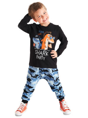 Shark Party Baggy Pants Set - 1