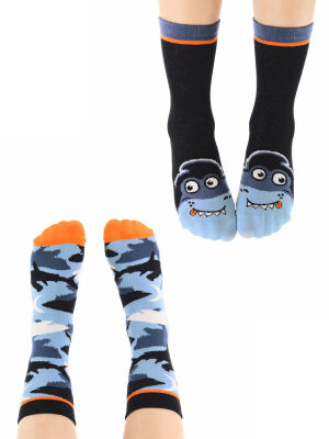 Shark Party Boy Socks Set - 1