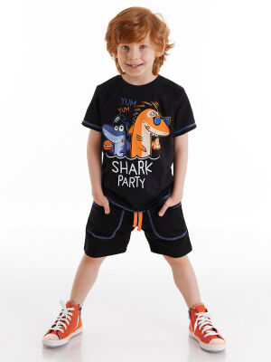 Shark Party Boy T-shirt&Shorts Set - 1