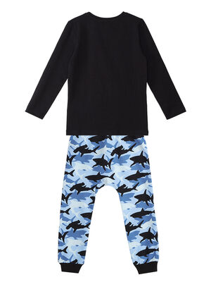 Shark Party Erkek Çocuk T-shirt Pantolon Takım