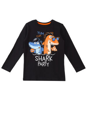 Shark Party Erkek Çocuk T-shirt Pantolon Takım - 5