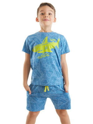 Shark Sea Boy T-shirt&Shorts Set - 1