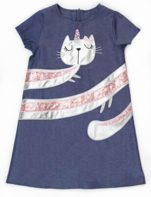 Shinny Cat Dress - 3