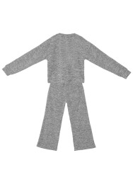 Shinny Hearts Girl Grey Tracksuit - 4