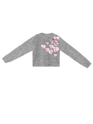 Shinny Hearts Girl Grey Tracksuit - 5