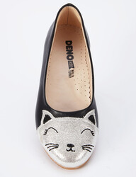 Silver Cat Ballet Flats - 2