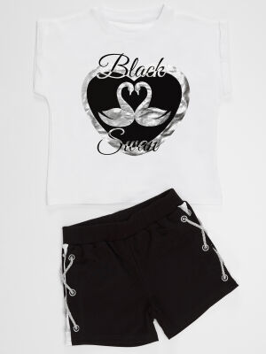 Silver Swans Girl Crop-top&Shorts Set - 3