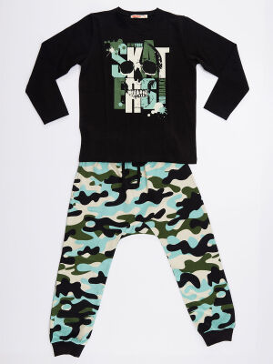 Skate Camo Boy T-shirt&Pants Set - 3