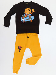 Skate Thunder Boy T-shirt&Pants Set - Thumbnail