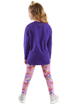 Skate Unicorn Girl T-shirt&Leggings Set - 2