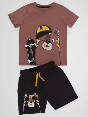 Skater Boy T-shirt&Shorts Set