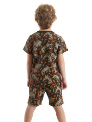 Skater Dino Boy T-shirt&Shorts Set - 2