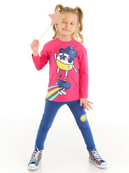 Skater Panda Girl T-shirt&Leggings set - 1