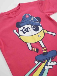 Skater Panda Girl T-shirt&Leggings set - Thumbnail