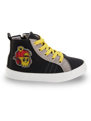 Skull Boy Black Sneakers - 3