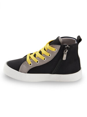 Skull Boy Black Sneakers - 4