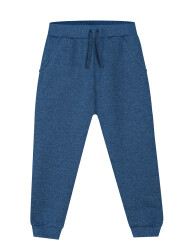 Slim Fit Boy Navy Blue Joggers - 1