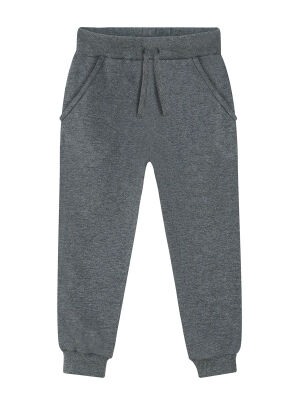 Slim Fit Unisex Grey Joggers - 1