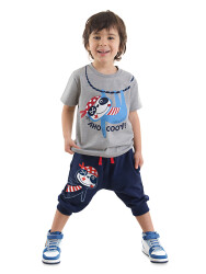 Sloth Boy T-shirt&Capri Pants Set - 1