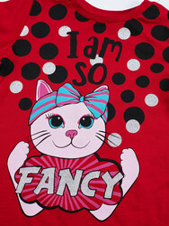 So Fancy Kız Çocuk T-shirt Tayt Takım - Thumbnail