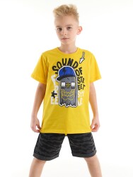 Sound Erkek Çocuk T-Shirt Şort Takım - 1