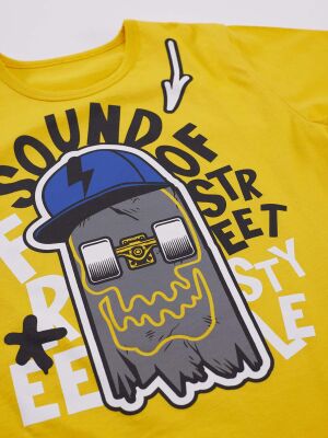 Sound Erkek Çocuk T-Shirt Şort Takım - 5