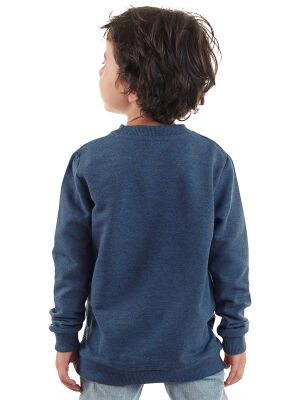 Space Boy Navy Blue Sweatshirt - 2