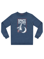 Space Boy Navy Blue Sweatshirt - 3