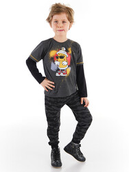 Spray Boy T-shirt&Pants Set - Thumbnail