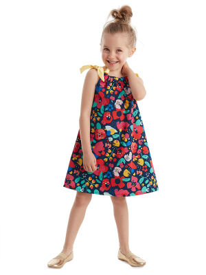 Spring Flowers Girl Dress - 1