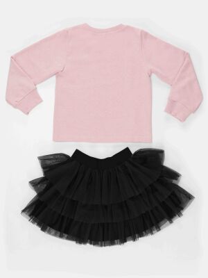 Star Glasses Tulle Girl Skirt Set - 4