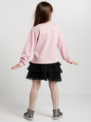 Star Glasses Tulle Girl Skirt Set - Thumbnail