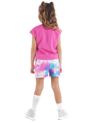 Star Tie-Dye Girl T-shirt&Shorts Set - 2