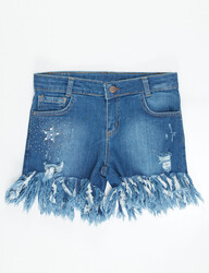 Star&Diamonds Girl Denim Shorts - 3