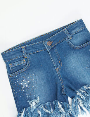 Star&Diamonds Girl Denim Shorts - 5