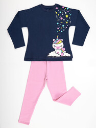 Stars Girl T-shirt&Leggings Set - Thumbnail