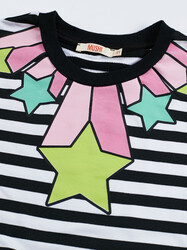 Stars Stripe Kız Çocuk Elbise - Thumbnail
