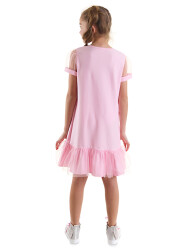 Stars&Unicorn Girl Pink Tulle Dress - 2