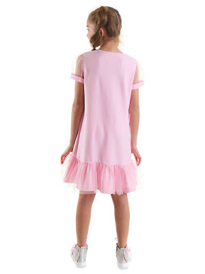 Stars&Unicorn Girl Pink Tulle Dress - 2