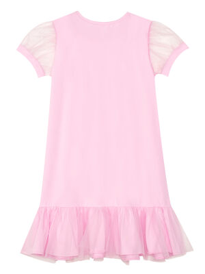 Stars&Unicorn Girl Pink Tulle Dress - 4