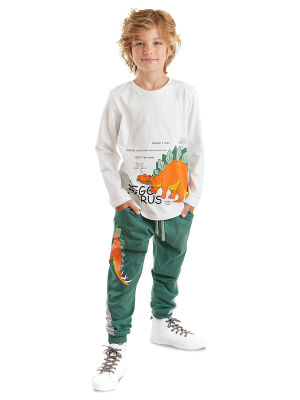 Stegosaurus Boy T-shirt&Pants Set - 1