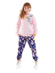 Sticker Girl Pink Tracksuit - 1