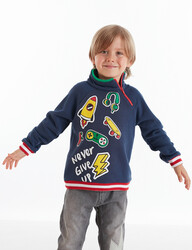 Stickers Boy Sweatshirt - 1