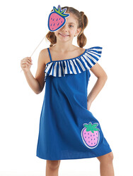 Strawberry Girl Poplin Dress - Thumbnail