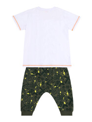 Street Skate Boy T-shirt&Capri Pants Set - Thumbnail