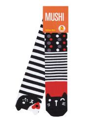 Striped Cats Girl 2-Pack Socks Set - 4