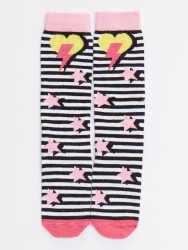 Striped Girl Socks - 1