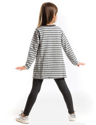 Striped Kitty Tunic Set - 2